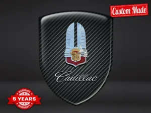 Cadillac Adesivo Bombato Finitura Top Distintivi Veicoli Limitati
